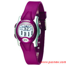 Mini Coin Stopwatch LCD Digital Watches