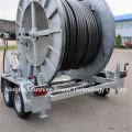Heavy Duty Suspension Cable Drum Reel Carrier Trailer