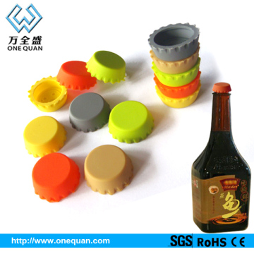 Custom crown beer saver reusable silicone bottle cap