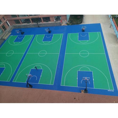 Pavimentazione impermeabile per campi da basket in plastica resistente PP