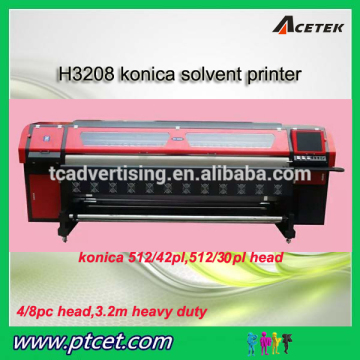 Acetek konica 512I large format outdoor solvent printer