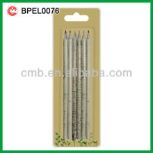6 newspaper color eco friendly pencil