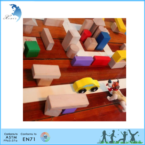 Hot sale nursery school training funny wooden building block