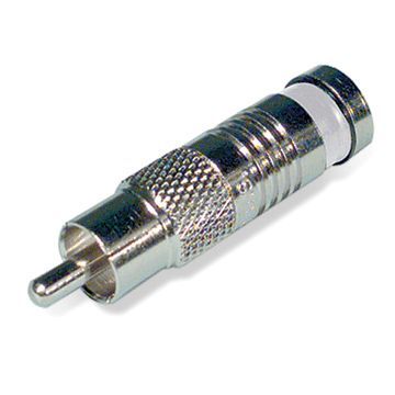 Konektor RCA impedansi 75Ω, sering digunakan untuk membawa S/Pdif-diformat Audio Digital