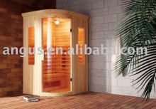 MEXDA2014 NEW design(hemlock,ceder,white pine,finland pine,amboyna)wood Infrared sauna room,dry sauna room YH-20SR (CE,TUV,ISO)