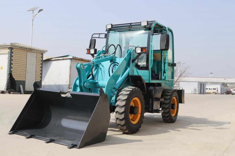 Skid Steer Loader forklift สี่ล้อไดรฟ์