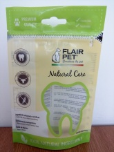 Custom printed self standing plastic dried food packaging bags