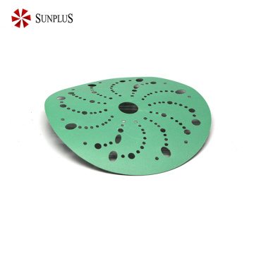 Green Film Sanding Discs 150mm Straight Hole