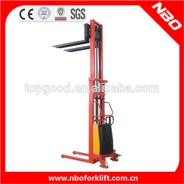 NBO sales semi-electric stacker, battery stacker, pallet stacker