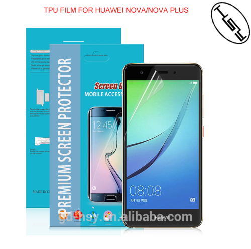 HUYSHE 9h Screen Protector TPU Nano Anti-explosion HD Clear Shield Film for Mobile Phone Huawei nova Full Cover