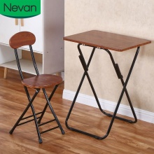 Portable Square Wood Folding Dining Coffee Table