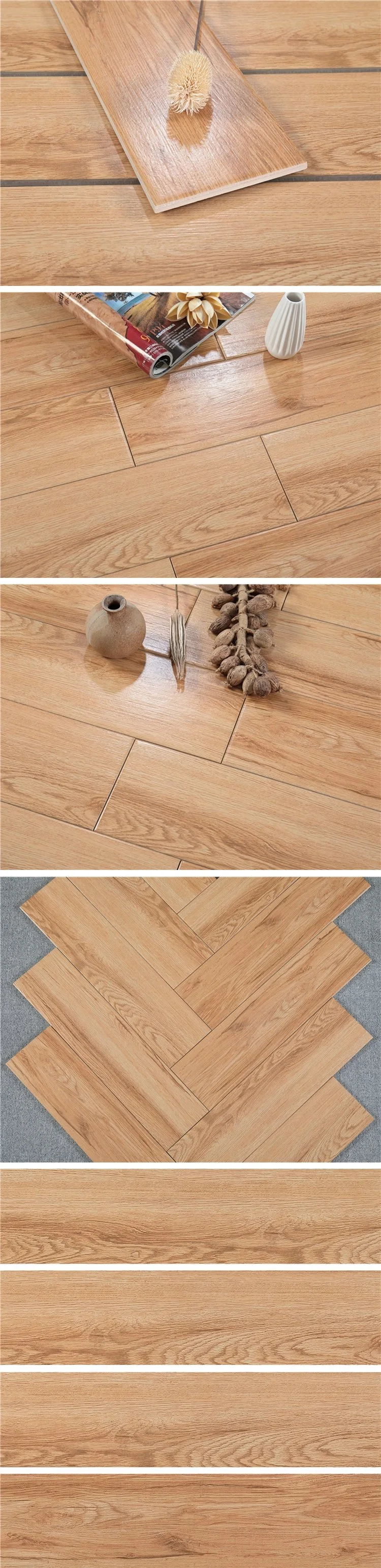 6X24 Inch Specification Natural Wood Ceramic Floor Tile