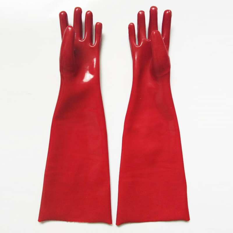 Guantes de seguridad de PVC resistente a químicos