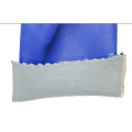 Guanti in PVC chimico blu triplo 30 cm