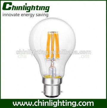 Epistar chips A60 E27 LED filament bulb a60 led filament bulb ra90