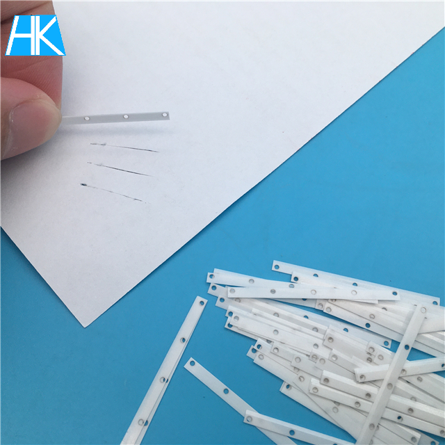 thin sharp insulated zirconium oxide ceramic blade lamina