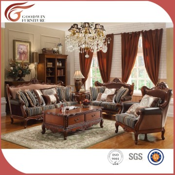 oak wooden curved sofa A92