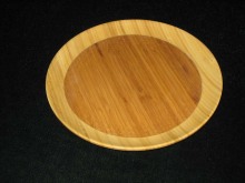 bamboo round plate
