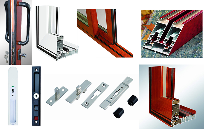 Sliding Doors Interior Room Divider,Soundproof Sliding Door Powder Coated Aluminum Profile
