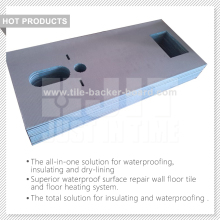 Toilet tank backer board