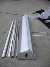 Double sides aluminum roll up banner stands