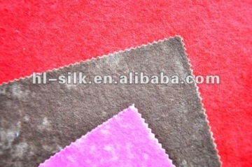 polyester speckled velvet