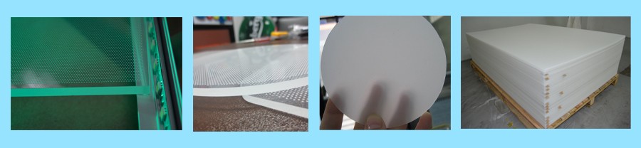 3d v-cutting 4mm acrylic led light guide panel with best effect