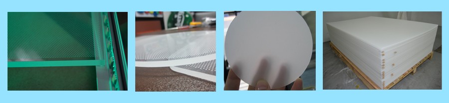 Acrylic LGP with 3d v-cutting