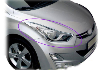 Chrome Head Lamp Cover Light Molding Trim Design Making