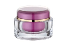 Oval Acrylic Cosmetic Jar