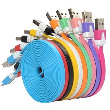 Multifunctional USB Flat Cables for iPhone