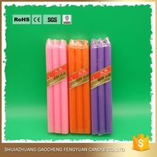 decorative scented pillar color jar candles