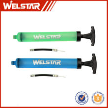 ball pump hand plastic basketball volleyball football inflator pump wtih Balls Needle