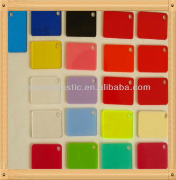 bright colors cast acrylic sheet