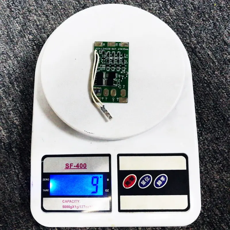 3s/4s C: 5A D: 10A PCM BMS for 14.4V 14.8V Li-ion/Lithium/ Li-Polymer 12V 12.8V LiFePO4 Battery Pack Size L64*W35*T4mm (PCM-L04S08-B64)