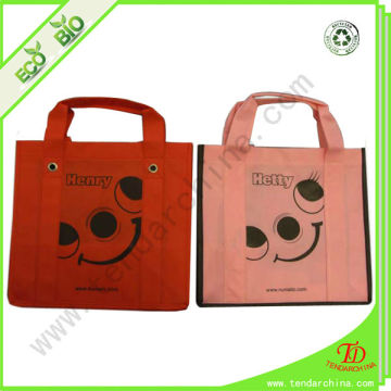 Non-Woven Tote Bag Silk Screen Printing Shopping Tote Bag With Logo