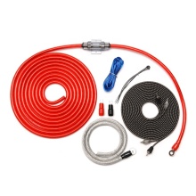 Powerful Amplifier Kit for In-Car Entertainment - 0/4/8 AWG OFC Soft PVC Jacket