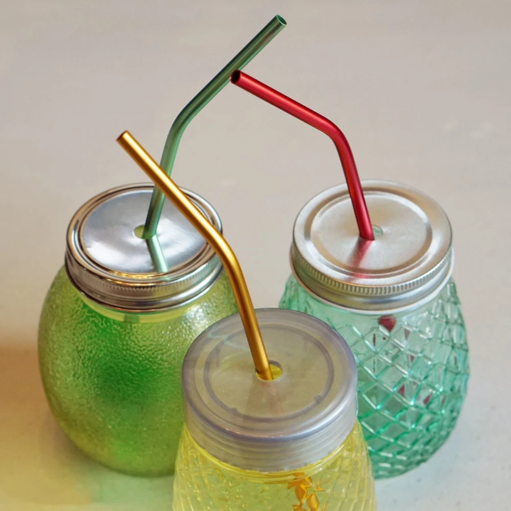 Colorful Metal Aluminum Drinking Straws