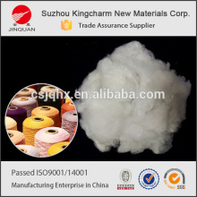 semi virgin polyester staple fiber white colored