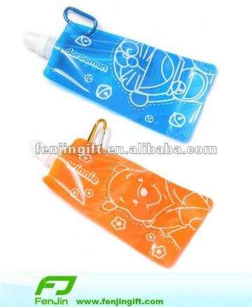 customized portable folding water bottle