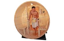 Oem Sauna Cabins Garden , Barrel Sauna Room With Single / Three Phase