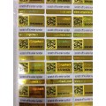 QR Code Custom Holographic Labels