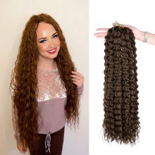 32 Zoll Zizi Tiefe Welle Synthetischen Licht Gewicht Tragen Flechten Haar Exte  Zopfe Synthetische Haar Hakeln Ozean Welle