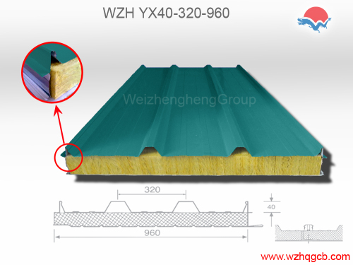 Chống cháy lớp A Rockwool Sandwich Panel