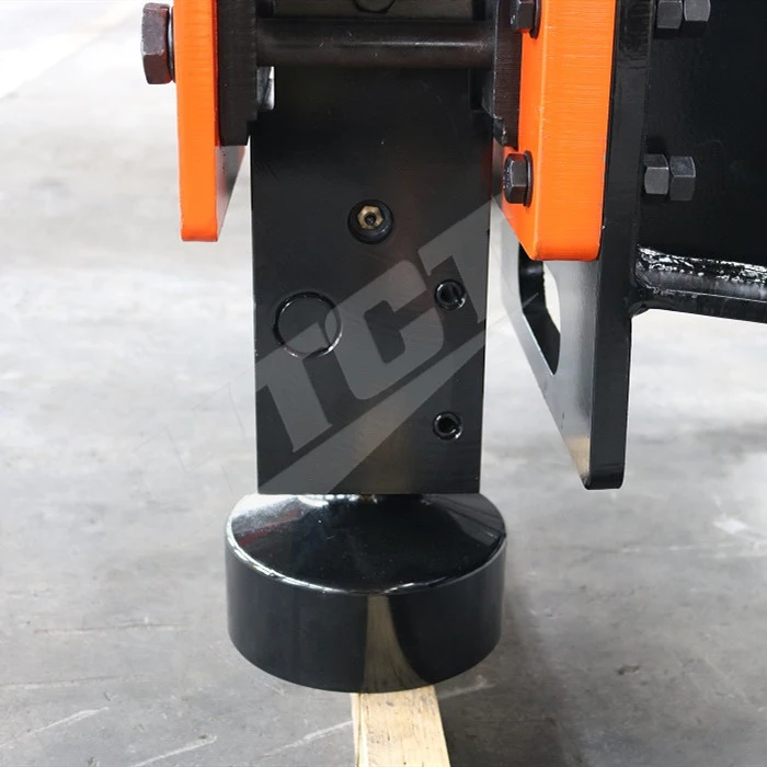 Excavator Attachment Skid Steer Loader Post Driver Hydraulic Forging Hammer