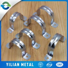 Supply round pipe clamp galvanized steel pipe clamp pipe fixing clamp
