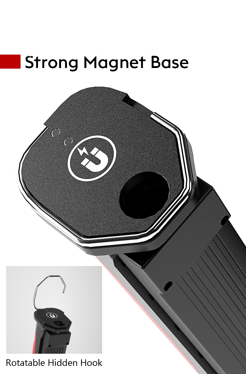Latest best product in the industry  emergency IPX5 ETL certificate magnetic work light with fire work light
