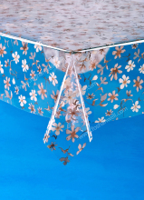 Vinyl Transparent plastic table cloth/table cloth pvc /pvc table cloth