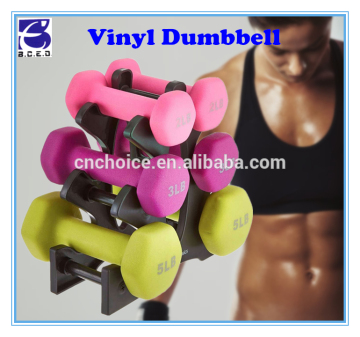 Vinyl dumbbell set wholesale cast iron dumbbell
