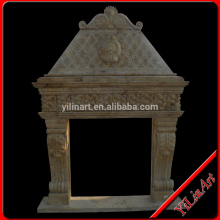 Best-Selling House Decorative Hand Carved Stone Fireplace Frame